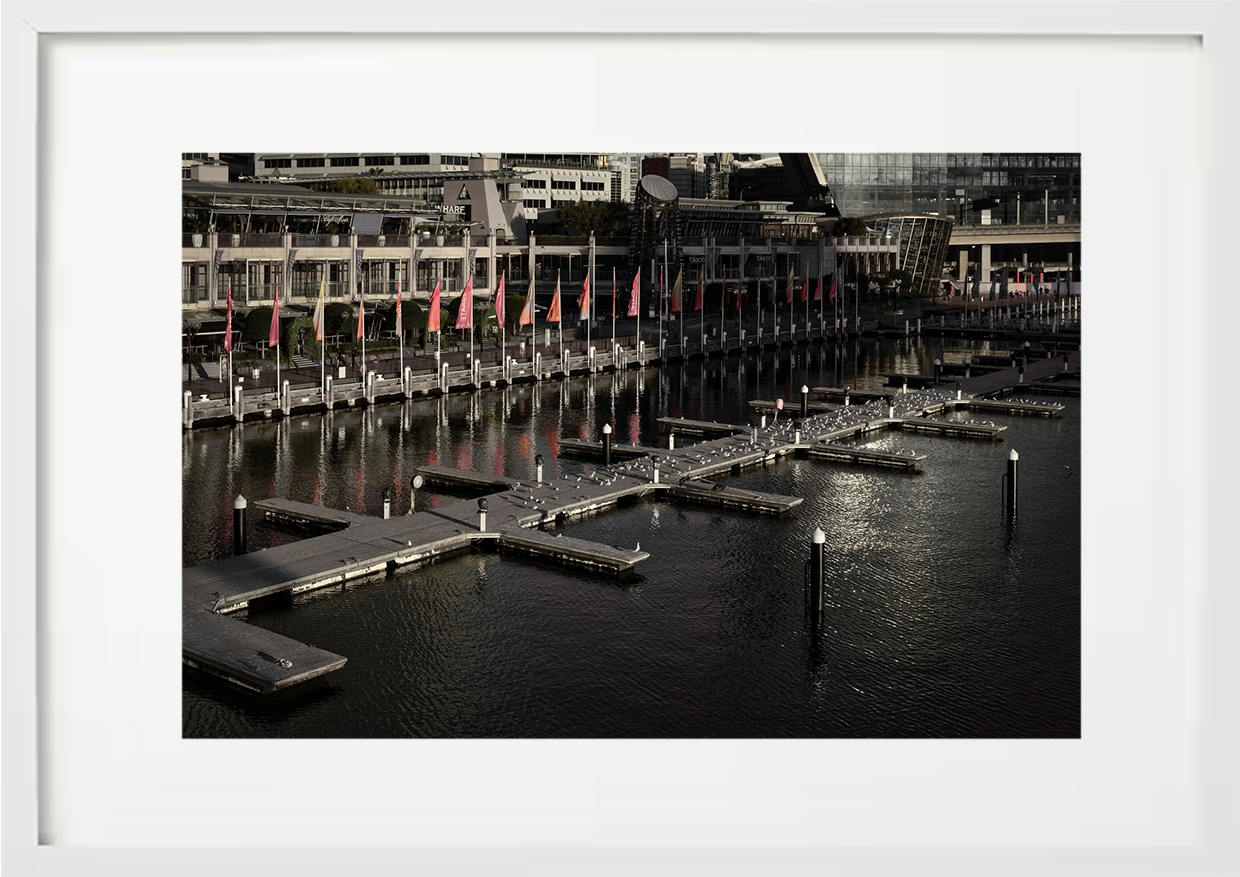 Cockle Bay Wharf in Darling Harbour, Sydney, 2020