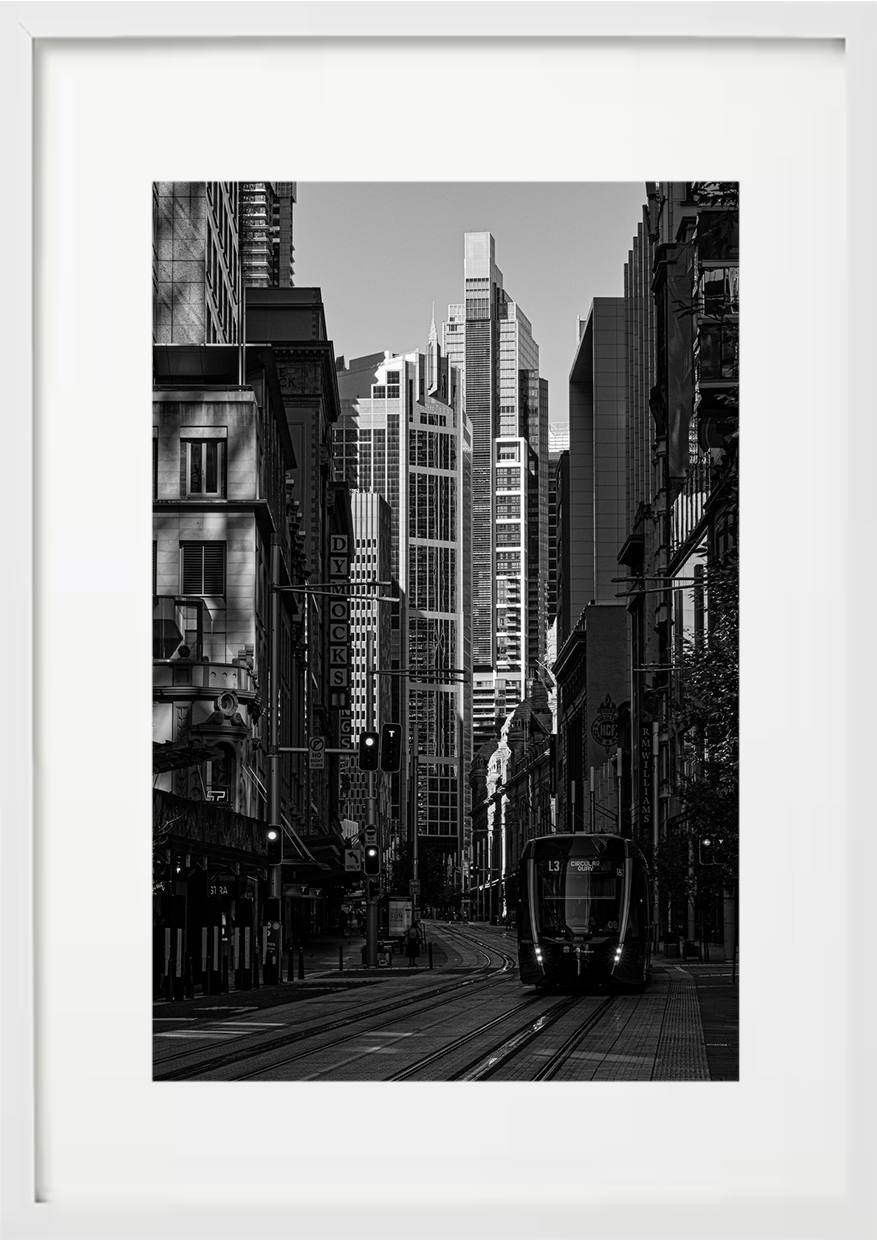 George Street Light Rail, Sydney CBD, 2020