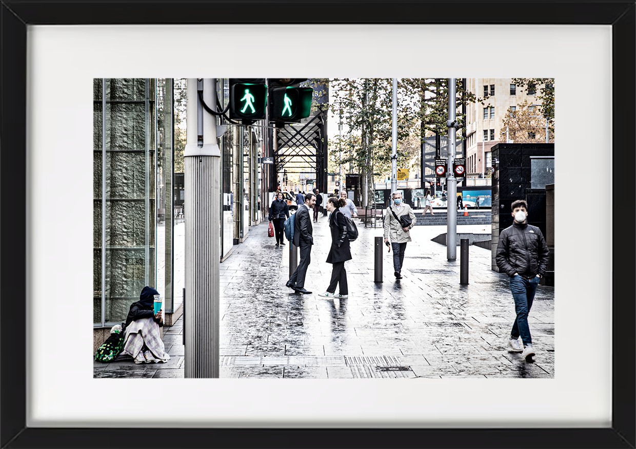 Martin Place and George Street, Sydney CBD, 2020