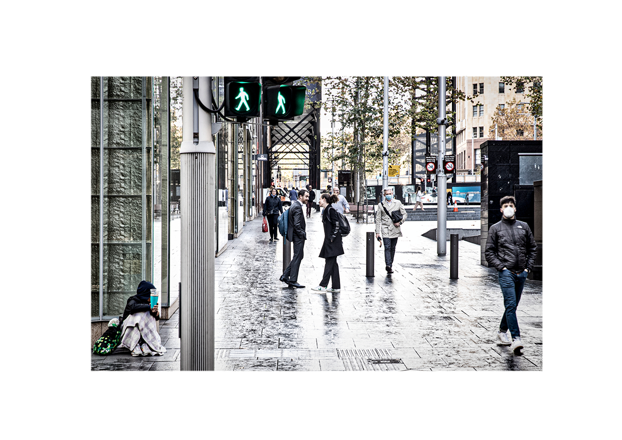 Martin Place and George Street, Sydney CBD, 2020