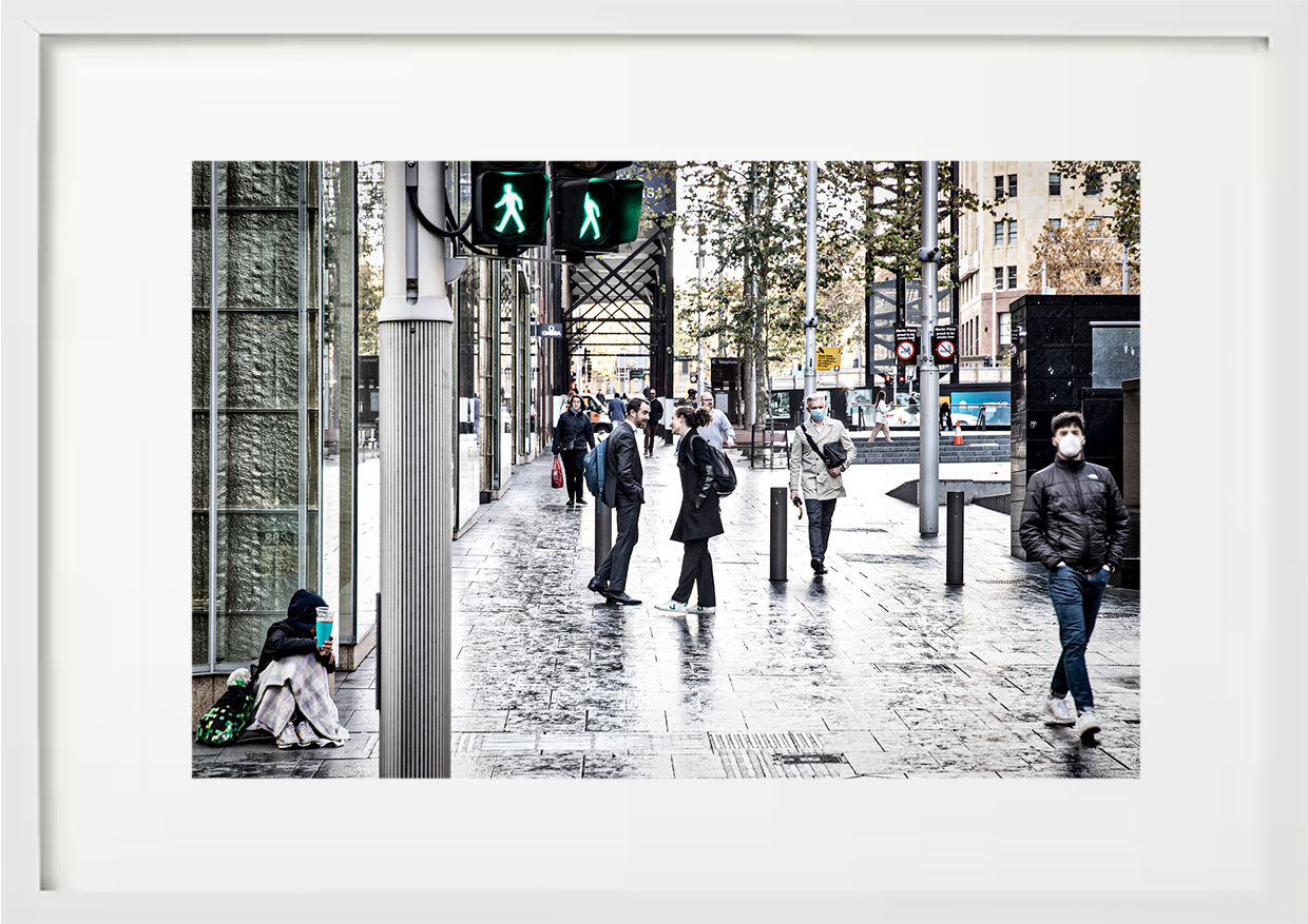 Martin Place and George Street, Sydney CBD, 2020