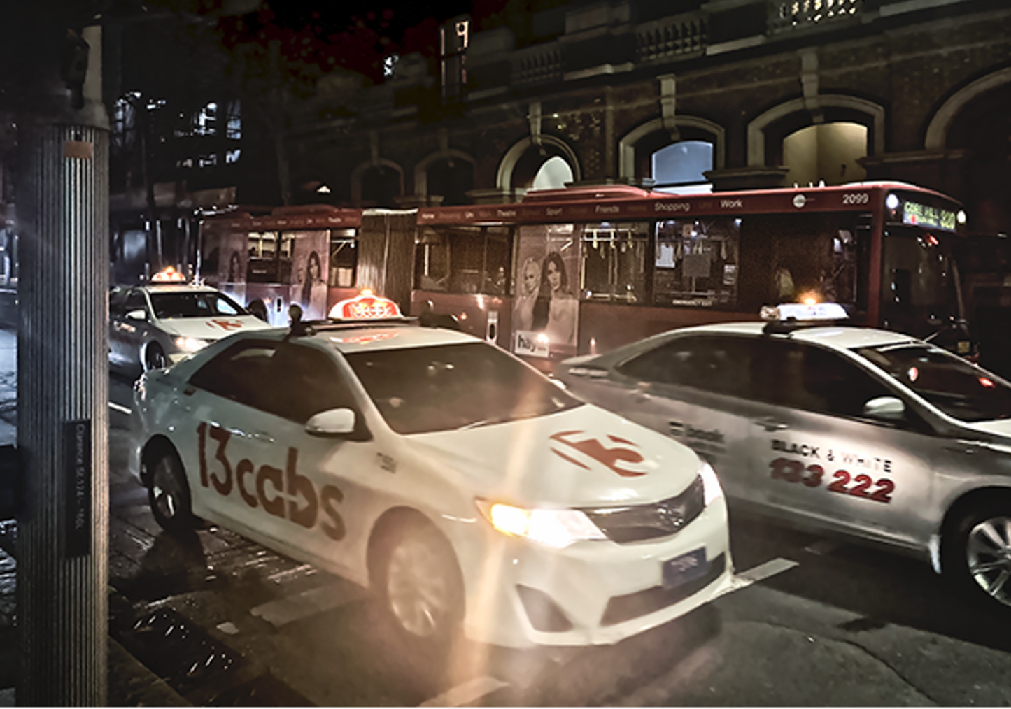 York Street Cabs, Sydney CBD, 2020