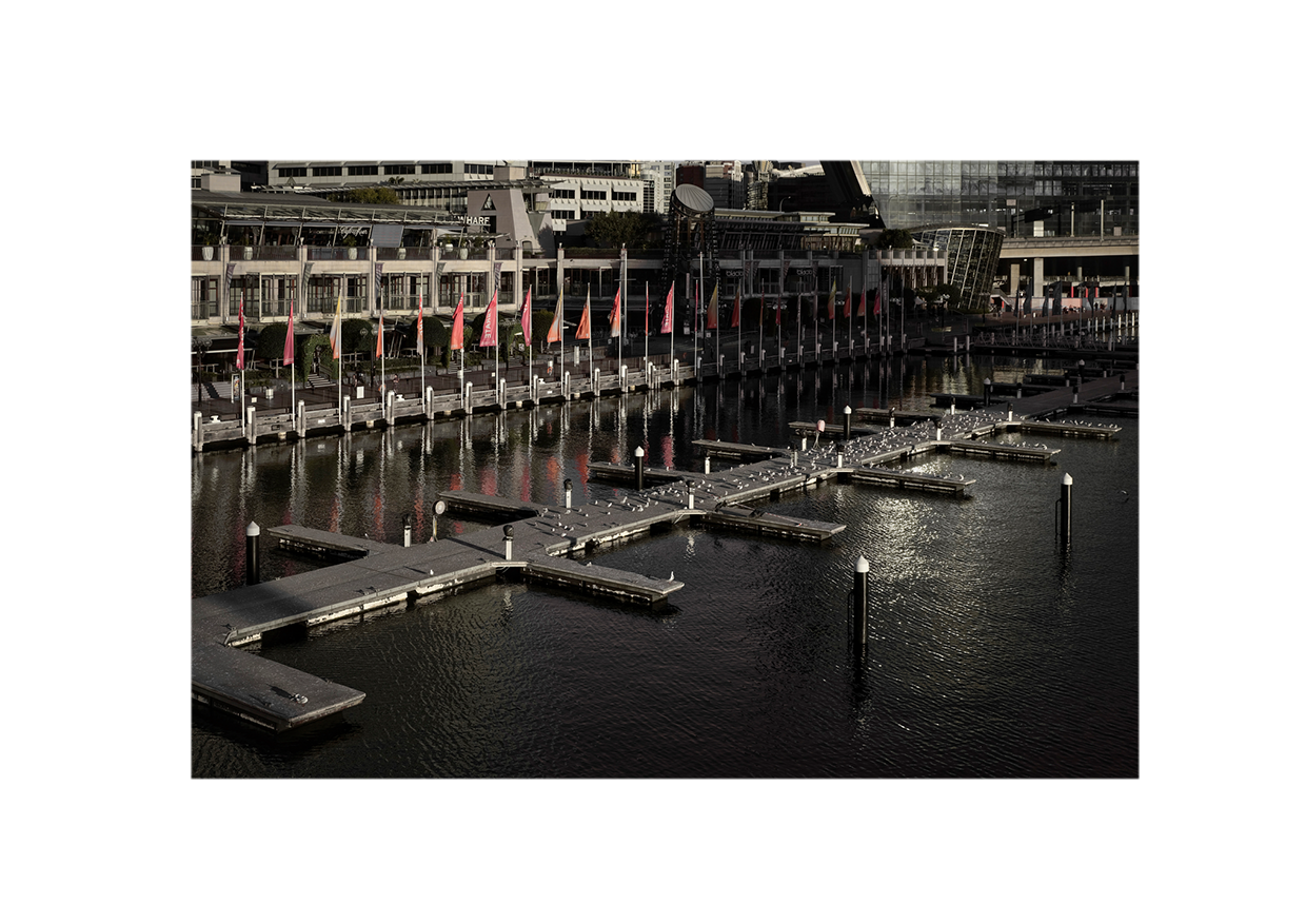 Cockle Bay Wharf in Darling Harbour, Sydney, 2020