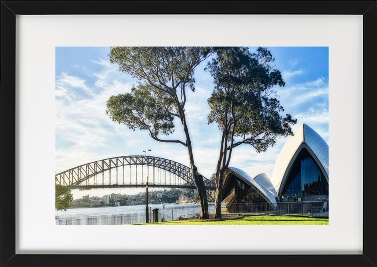 Harbour Bridge and Opera House, Sydney, 2020
