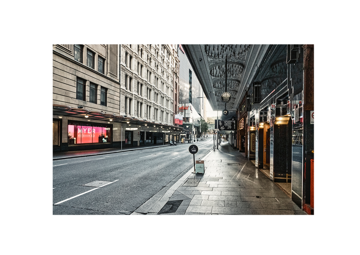 Market Street Lights, Sydney CBD, 2020